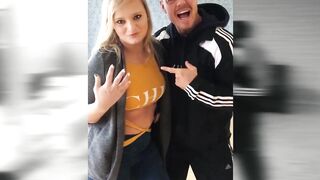 Chubby 19 year old gets her first double penetration