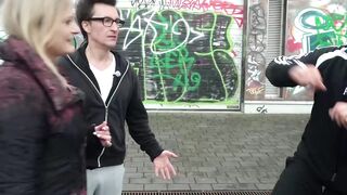 Chubby 19 year old gets her first double penetration