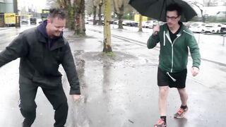 Ginger amateur thot gets her first double penetration