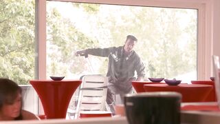 Slutty MILF fucks the handyman