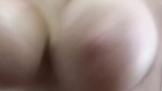 Busty blonde Candy Alexa rides big cock like a cowgirl POV