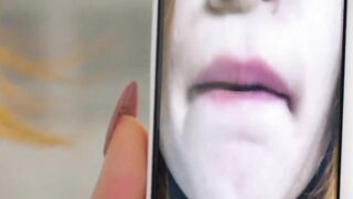 Busty Annabel Redd is lucky to get facialized after fellatio