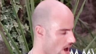Sensual Bombshell taking 2 biggest cocks