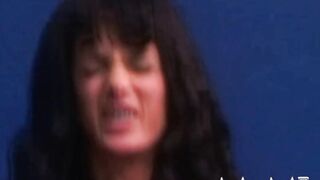 Chesty babe gets nailed into retro porn scene