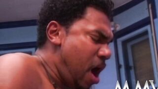 Chesty babe gets nailed into retro porn scene