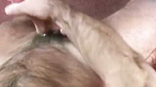Masked hairy hunk receives blowjob from experienced gay stud