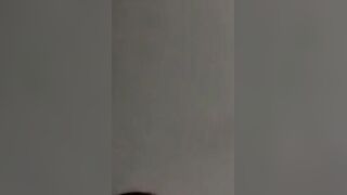 Amateur jerks off while mature man helps him cum with tongue
