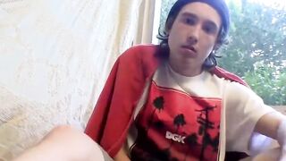 Sean enjoying his own dick in a nice long jack off session