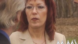 Beauty dark hair give headjob at a wedding