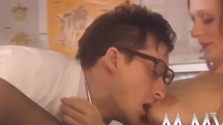 Tempting whore fucking a lucky doctor