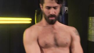 FalconsXXX.com - Landon Conrad mounts Adam from above for a raw flip-fuck