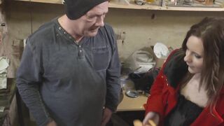 Trashy slut into nylons gets fuck well