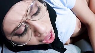 Naughty Angel Del Rey offers her pussy and asshole for rough demolishing