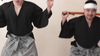 Cock swordsmanship between Japanese Rio and Kosuke is perfected
