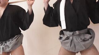 Cock swordsmanship between Japanese Rio and Kosuke is perfected
