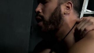 GayOver30.com - Alex Greene and Trey Turner raw fuck in an empty friends warehouse