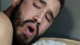 GayOver30.com - Alex Greene and Trey Turner raw fuck in an empty friends warehouse