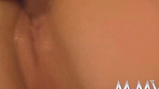 Chesty whore rides a long penis