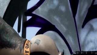Submissive bottom Archer Croft moans while hung and dominant Jordan Starr breeds him