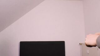 Inked bitch inside glasses fucks her neighbour