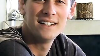 Smoking cig and a gentle cock massage by stunning Shane Allen