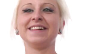 Pierced blondie gets screwed
