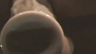 CentralFisting.com - Muscular gay worships a massive dildo before a wild ride