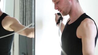 DaddiesPorno.com - Getting horny while working out with my naughty stepdad