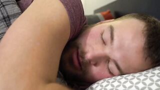 DaddiesPorno.com - Stepdad bareback fucks stepson on the kitchen sink