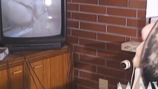 Blonde Dru gets cunt and arse banged