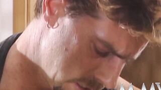 Blonde Dru gets cunt and arse banged