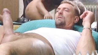 Tempting bitch taking penis