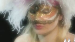 Trashy goddess gets banged! into groupsex