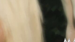Trashy goddess gets banged! into groupsex