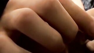 Straight and thuggish twink strokes and sprays his big load
