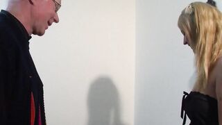 Hot Bae sucking off an older dudes penis