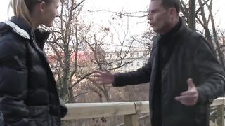 Teenage blondie gets dicked rough
