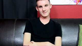 Young Miccah Cowell fucks dildo in masturbation solo