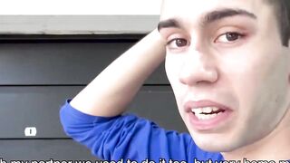 LecheLatinos.com - Straight Latino's first raw anal experience with a huge cock