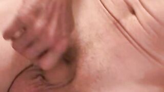 Kinky handsome hunk masturbates in hot and passionate solo