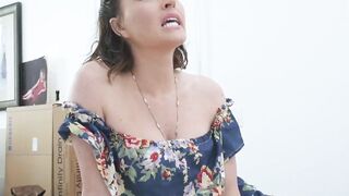Busty stepmom Krissy Lynn seduces big cock POV fucking
