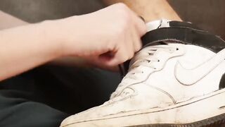 GuysToeSucking.com - Young freak laps up sexy feet before deepthroating dick
