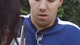 Slutty sluts gets facialized at the poolside