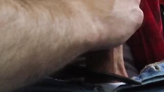 Jocks Alex Mecum and Fane Roberts stopped for mutual blowjob