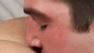 Chainsmoker Austin giving blows to his buddy while smoking