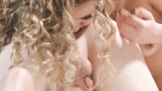 Hot Natalie Mars licked the trans dick of Haley Reed before they went on a wild ride