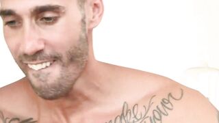 Hunky stepdad Alex Tyler ass fucked in a doggystyle position his sexy stepson Trent F