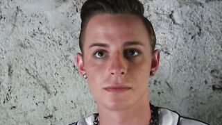 Rough anal banging and deep cock sucking by inked Cameron James and hottie Sean Taylo