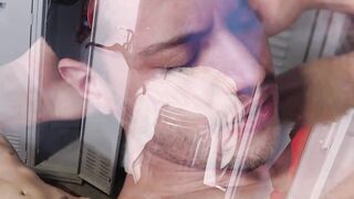 Step nephew Matt Heron bent over to be fucked by his step uncles big cock