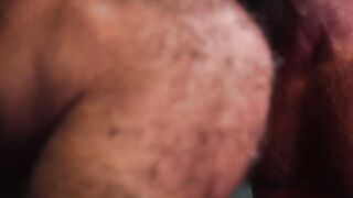 Hairy dude Alex Tikas indulges in a painful passionate fucking